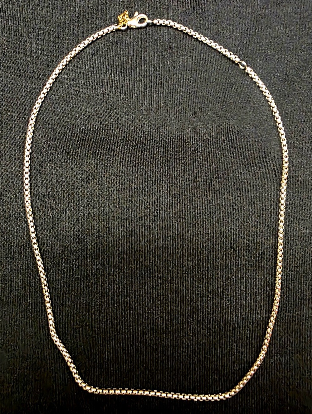 David Yurman Sterling Silver Box Chain